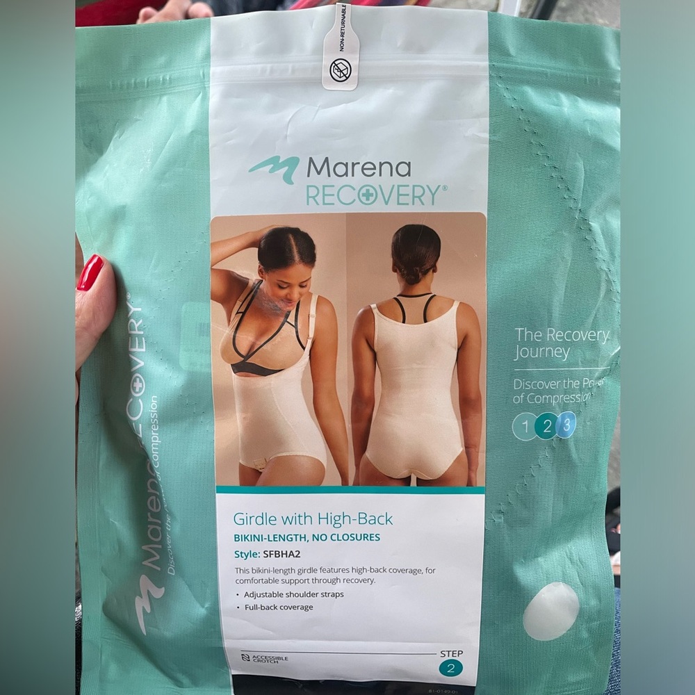 Marena Recovery girdle with high-back